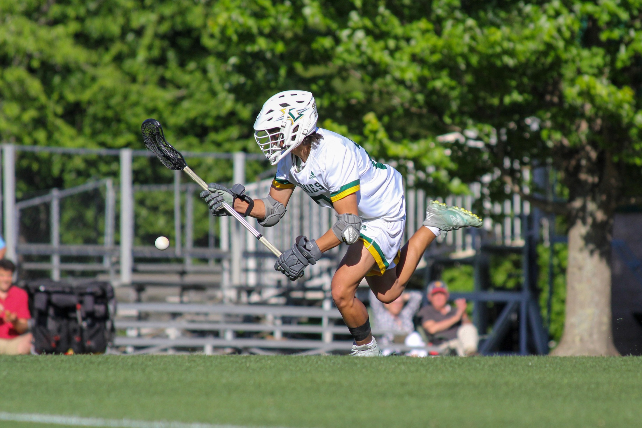 Florida Raptors lacrosse player in action